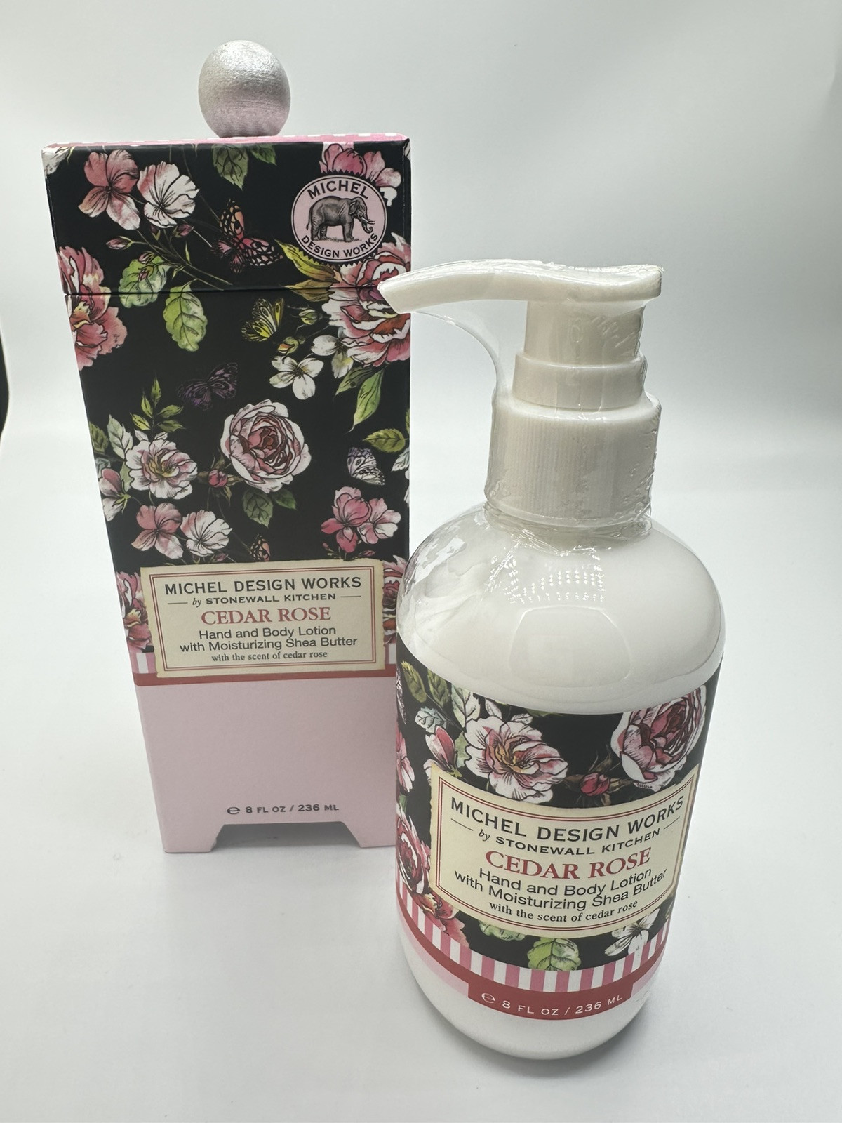 Michel Design Works CEDAR ROSE Hand & Body Lotion 8fl oz New