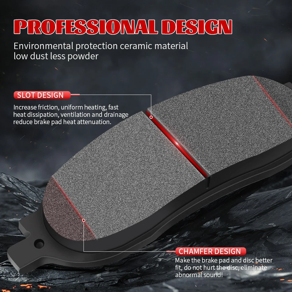 Front Disc Ceramic Brake Pads for Mercedes-Benz S500 E500 CLK500 SL500 CL500 - Image 2 of 4