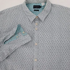 Vintage Paul smith shirt Mens large long sleeve button up floral slim fit cotton
