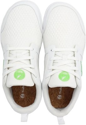 TruBarfoot White Walking Shoes Wide Flat Feet Light Weigh Mens 8, Womens 9.5