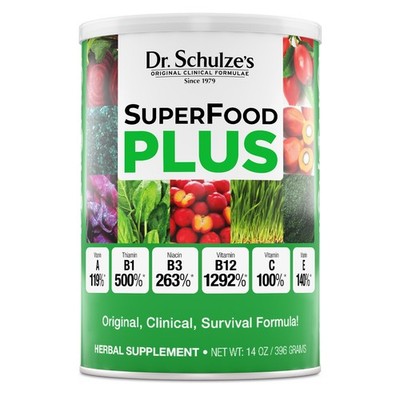 Dr. Schulzes SuperFood Plus - Everyday Superfood Supplement to Support Overall