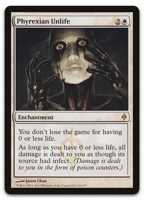 Phyrexian Unlife #18 (LP) New Phyrexia NPH Magic MTG