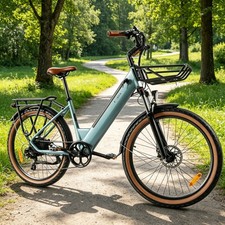 Bicicleta eléctrica 26 pulgadas mujer/hombre 36V 17Ah bicicleta eléctrica de montaña 25KM/H Pedelec