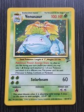 Pokemon Venusaur Bisaflor Holo Base Set 2