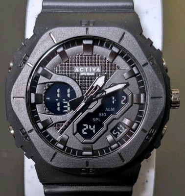 Activa Exon X Invicta Digital Men s Watch (Model ACW8120-001) - Stealth Black 