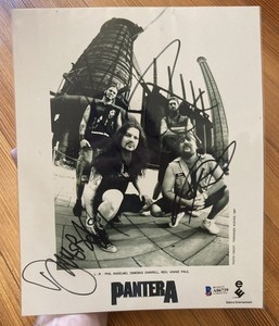 パンテラ PANTERA 直筆サイン 色紙 ポストカード ヴィンテージ Pantera Autographs | eBay