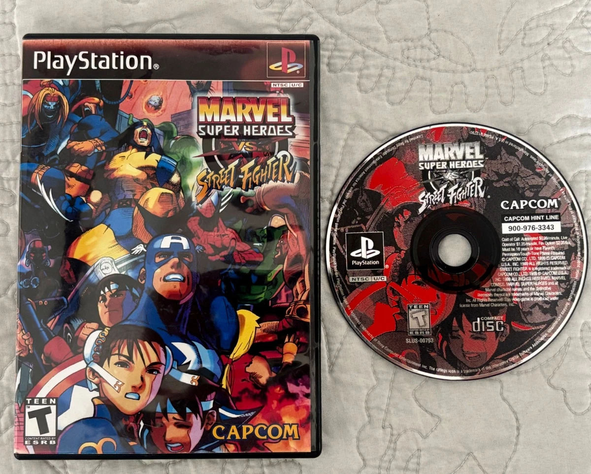 Marvel Super Heroes vs. Street Fighter Fighting Video Games for