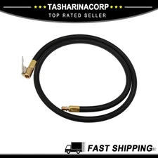 100cm 39" Tire Valves Connect Pipe Air Chuck Inflator Pump Extension Hose