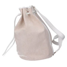 HERMES Toile H Sac Marine Recife PM One Shoulder Drawstring Shoulder bag