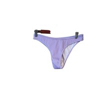 NWOT Zaful Women's Ribbed Knit Cheeky High Leg Bikini Bottom Purple Size 8