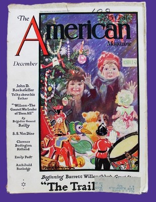 THE AMERICAN MAGAZINE DECEMBER 1928 GENERAL INTEREST -LIFESTYLE - LITERATURE