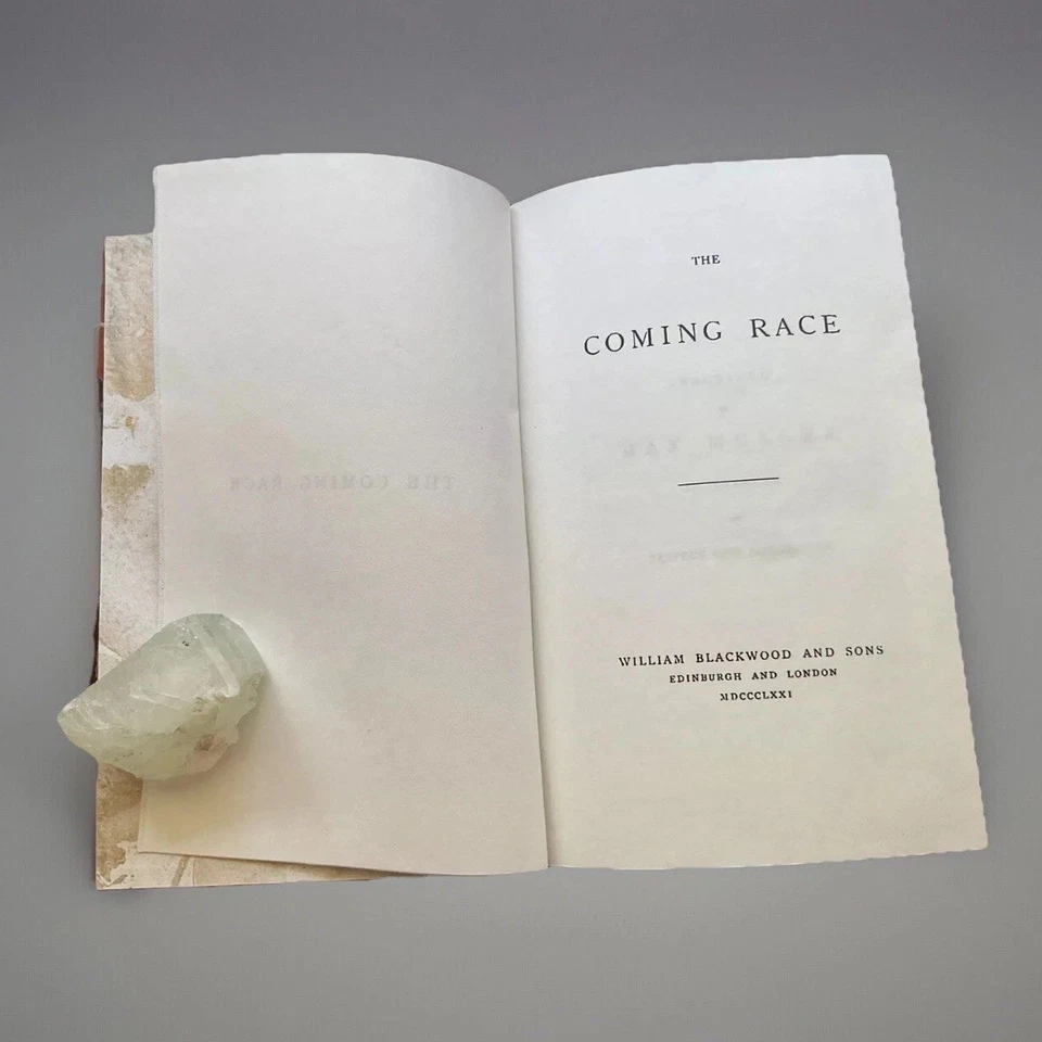 The Coming Race by William Blackwood And Sons 1871 - Image 3 of 3