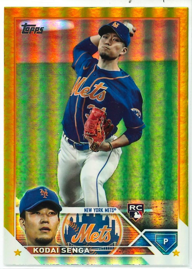 2023 Topps Series 2 Gold Foil Kodai Senga #362 Rookie RC New York Mets
