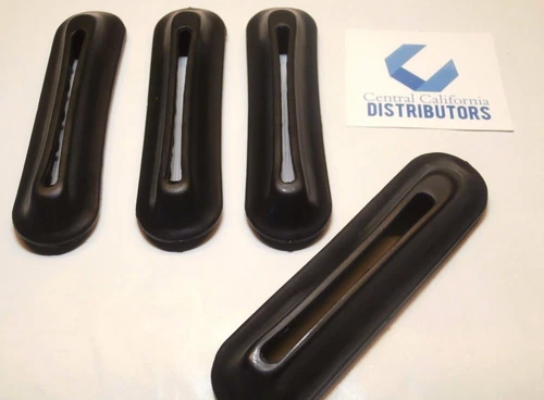 4 PC RUBBER BUMPER BRACKET GROMMET SEAL SET VOLKSWAGEN T1 BUG BEETLE 1968-1973