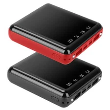 10000mAh Charger Power Bank External Battery Pack w/ 4 Built-in Cables for Phone