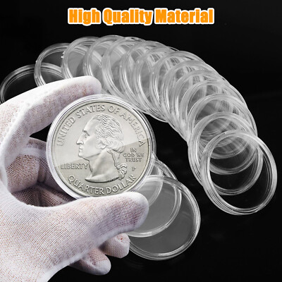 H40 Coin Holders 25 Pack 25-Pack Air-Tite H40 Coin Holders For