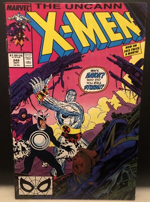 UNCANNY X-MEN #248 Comic Marvel Comics Jim Lee