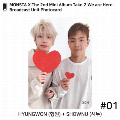 MONSTA X The 2nd Mini Album Take.2 We are Here Broadcast Photocard