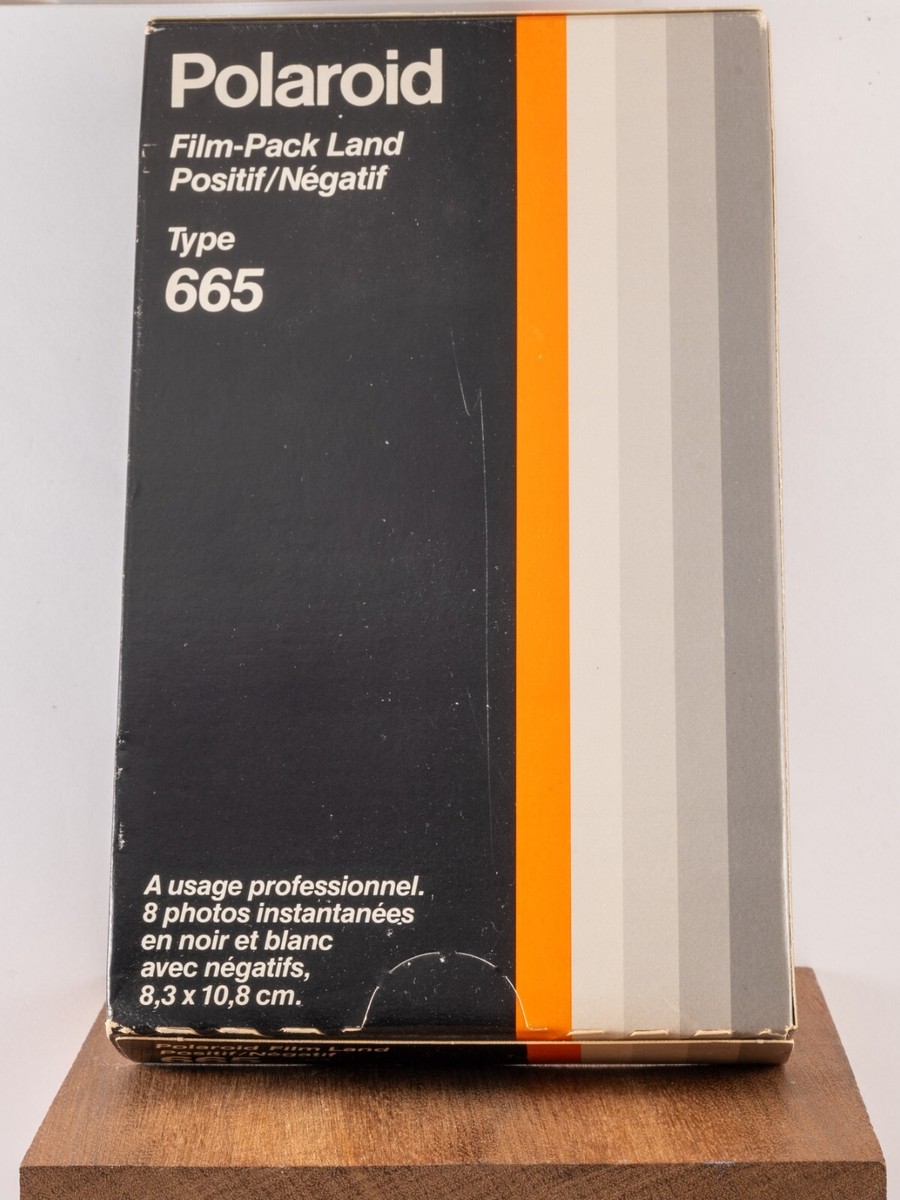 POLAROID 665 Positive/Negative Land Pack B&W Film, prints