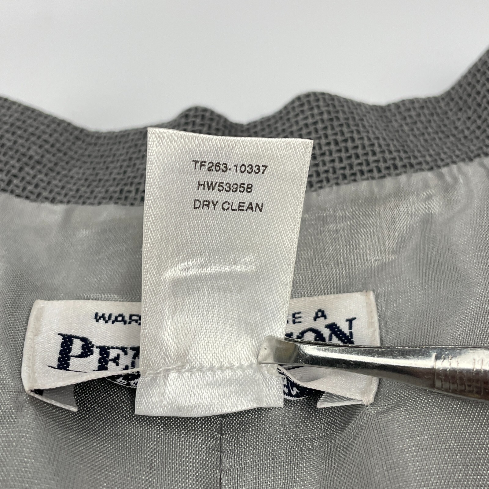 Pendleton Women's Size 16 Grey Single Button Blaz… - image 8