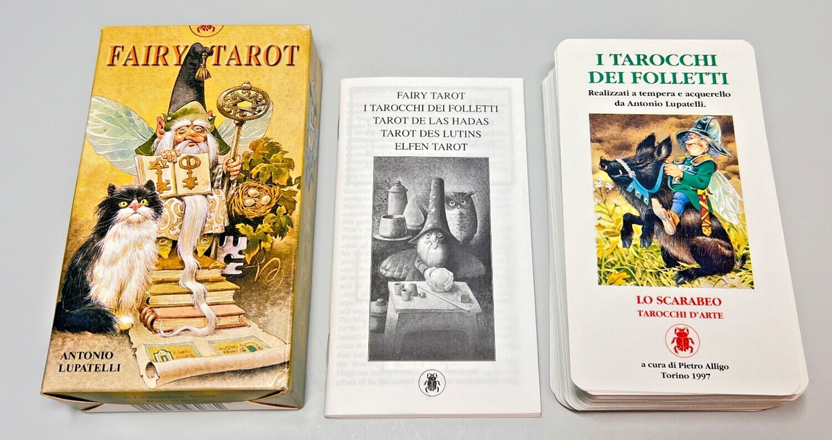 Vintage Fairy Tarot Deck 78 Cards Lo Scarabeo Antonio Lupatelli | eBay