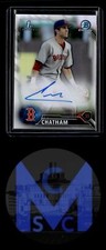 2016 Bowman #CDA-CC C.J. Chatham Chrome Draft Pick Autographs Refractor #/499