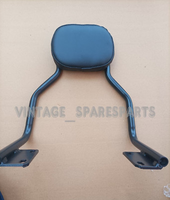 Backrest With Pad Black Fit for Royal Enfield Interceptor 650 - SAME DAY SHIP