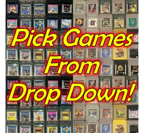 Nintendo GameBoy & Gameboy Color - Cartridge Only - You Pick! Authentic/Tested!