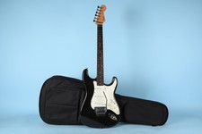 1988-1989 Fender Mij Stratocaster Black Gold Flake Floating Tremolo Japan Guitar