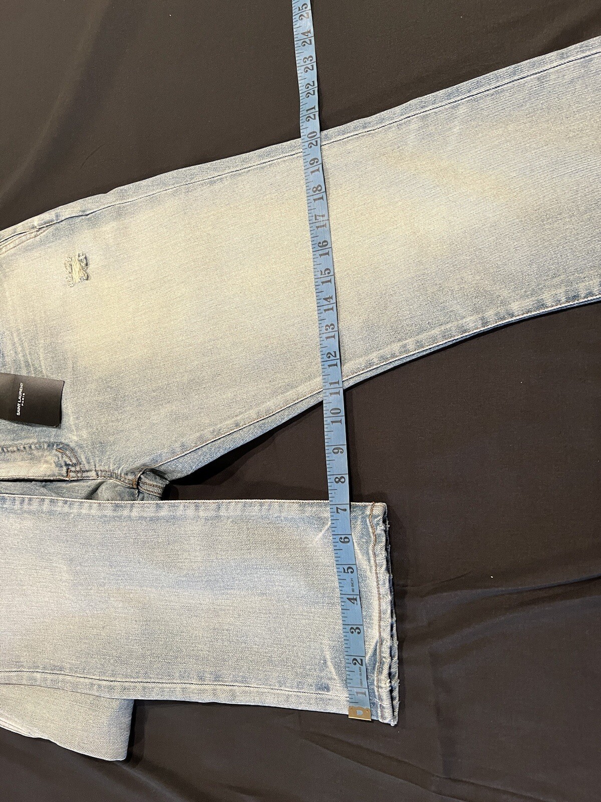 Jeans blu slim da uomo Saint Laurent. 36. $690