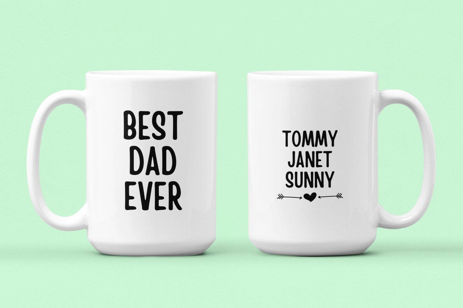 Best Dad Ever Mug Personalized Mug