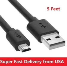 Micro USB Cable 5 Feet For Samsung Galaxy S2 S3 S4 S5 S6 S7 Note 1/2/3/4/5 Edge