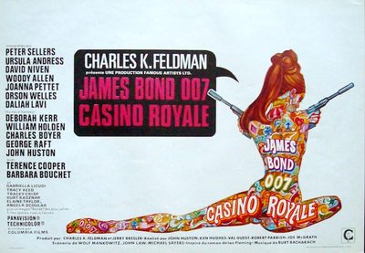 JAMES BOND CASINO ROYALE Belgian movie poster PETER SELLERS Robert