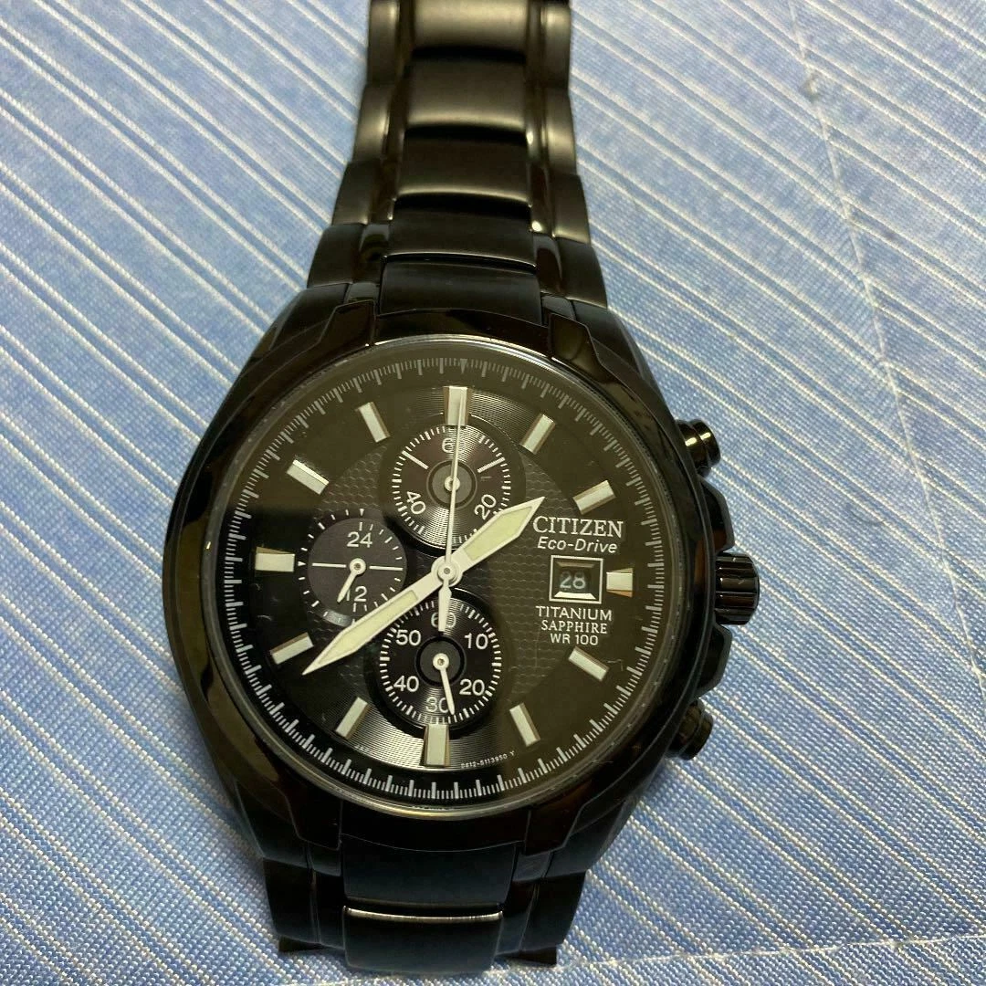 Citizen titanium sapphire wr100 sale