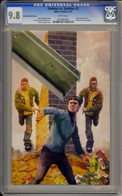 FANBOYS VS ZOMBIES #2   CGC 9.8 NM/M   ARTHUR SUYDAM VARIANT   1 FOR 50