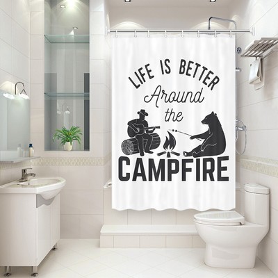 Short Shower Curtain : Adding Length To A Shower Curtain Domestic Imperfection - Get it as soon as fri, jun 25.