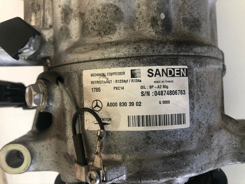 MERCEDES BENZ C CLASS W205 AIR CON COMPRESSOR PUMP A0008303902 - Picture 3 of 3