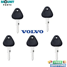 5 Volvo 777 Heavy Equipment Ignition Keys For Volvo Clark Samsung Excavator Key