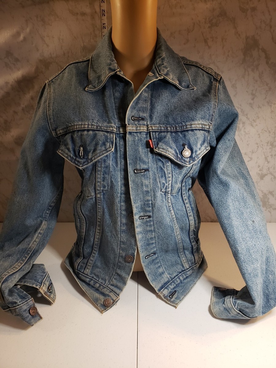 Vintage Levi's 705 Denim/Jean Jacket Size 32 | eBay