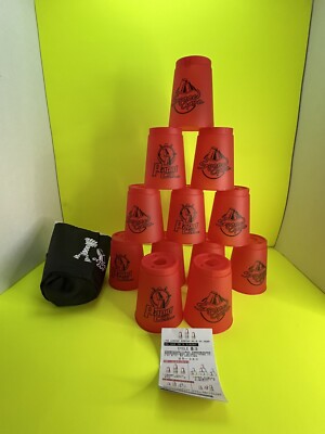 Seisso Cup Rapid Speed Game 12 Orange Cups
