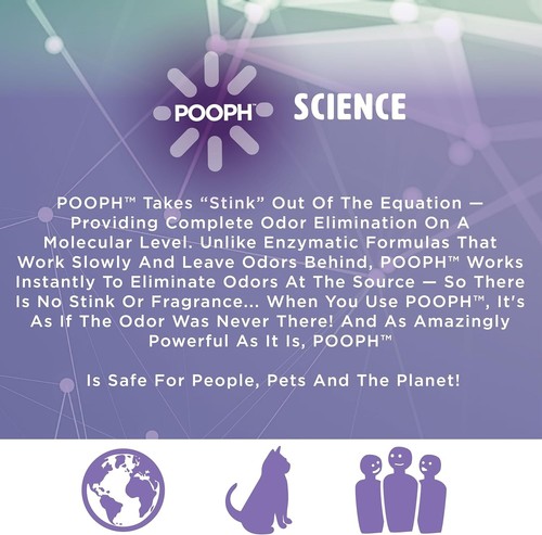 Pooph Pet Odor Eliminator, 32Oz Spray - Dismantles Odors on a Molecular Basis - Picture 9 of 26