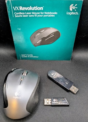 LOGITECH VX Revolution MOUSE laser senza fili/senza fili con ricevitore USB + 831486 - Foto 2 di 11