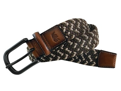 Berne Belt Mens 1 1/2'' 7549500 Braided Stretch Elastic Prairie