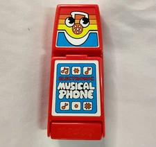 Vintage Electronic MUSICAL PHONE 1982 Playskool Hong Kong Working great shape