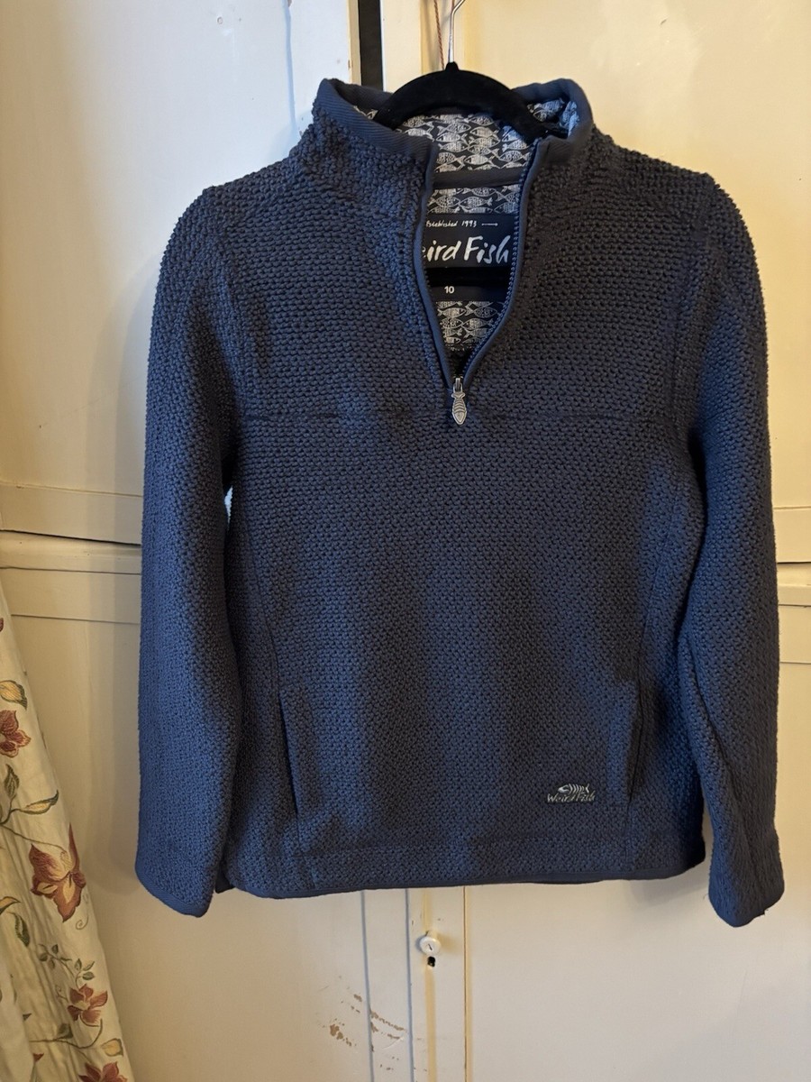 Ladies Weirdfish 1/4 Zip Active Macaroni Fleece Size 10 BNWT UK