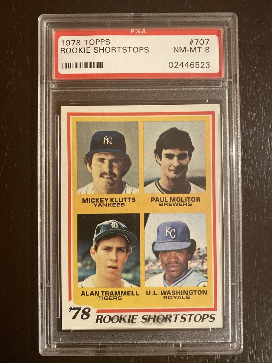 その他 1978 Topps Rookie Shortstops PSA8 1978 Topps Rookie Shortstops PSA8