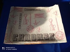 Ancienne couverture chauffante CHROMEX Le Mans 120x140 cm french antique 70's