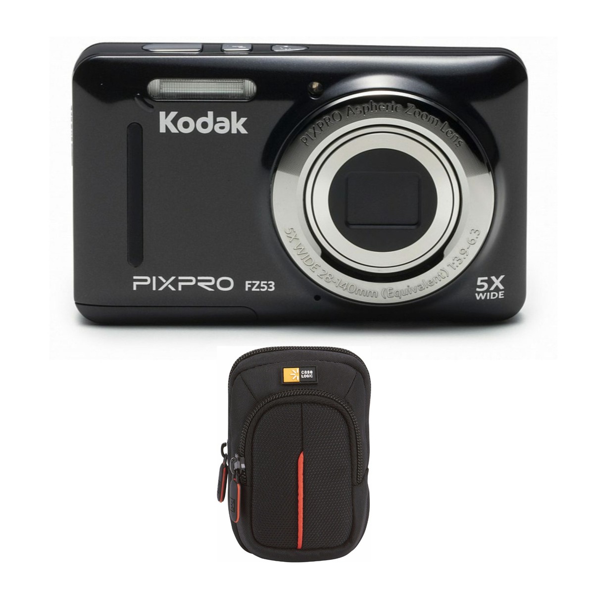 Kodak　PIXPRO  fz53 Kodak PIXPRO Friendly Zoom FZ53 Digital Camera Black Bundle | eBay