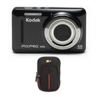 Kodak PIXPRO Friendly Zoom FZ53 Digital Camera Black Bundle
