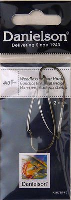20 Danielson Weedless Sproat Fisch Angelhaken HXWSBR-4/0 (10 Packungen mit 2)